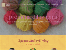 Tablet Screenshot of ignis.cz
