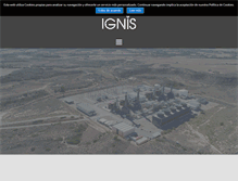 Tablet Screenshot of ignis.es